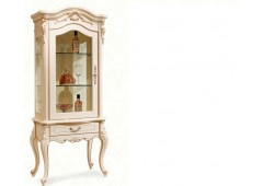 Витрина барная малая M&K "Милано" 78х48,5х187,5 см (Слоновая кость)