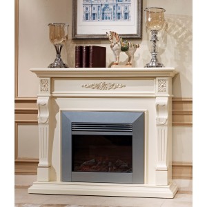 Портал для камина M&K "Милано" Fireplace, 147х37х127 см (Слоновая кость)