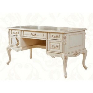 Стол письменный M&K "Милано" Book desk, 160х80х81 см (Слоновая кость)