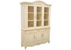 Книжный шкаф M&K "Милано" Bookcase, 160х48х219,5 см (Слоновая кость)