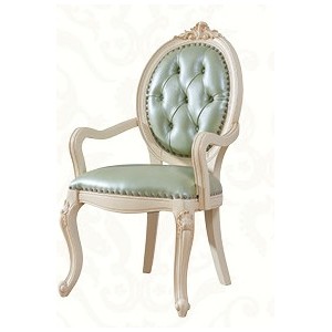 Кресло обитое M&K "Милано" Armchair, 60х66х107 см (Слоновая кость)